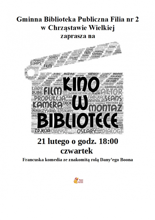 Kino w bibliotece w Chrząstawie