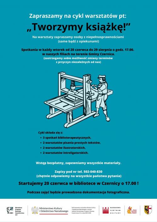 Cykl warsztatów „Tworzymy książkę!”