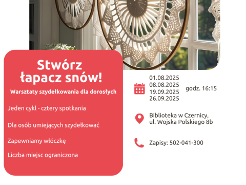Warsztaty szydełkowania: Stwórz łapacz snów!