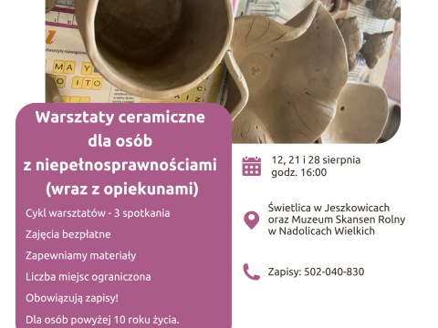 Warsztaty ceramiczne w Jeszkowicach