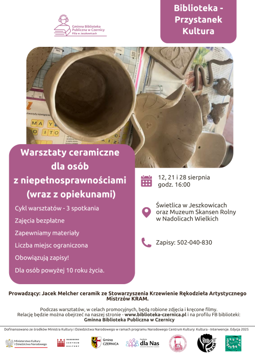 Warsztaty ceramiczne w Jeszkowicach