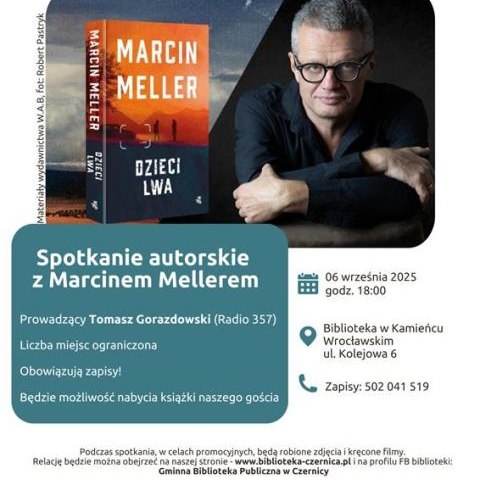 Spotkanie autorskie z Marcinem Mellerem
