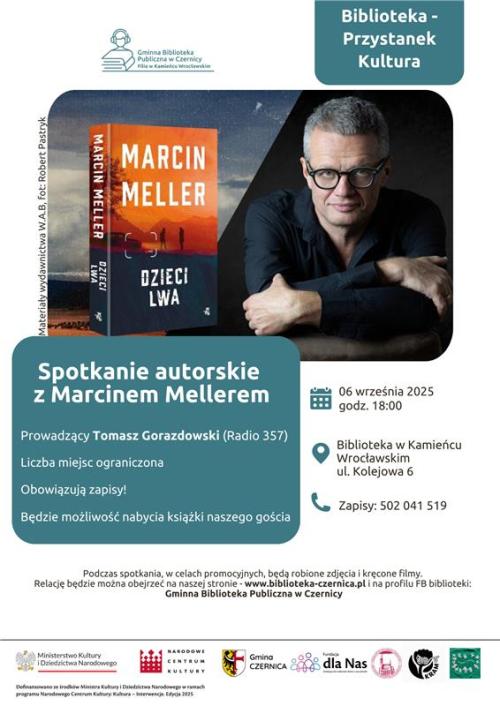 Spotkanie autorskie z Marcinem Mellerem