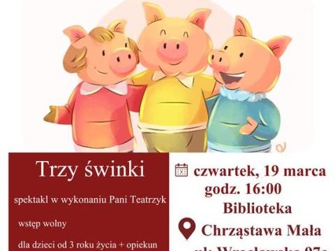 Pani Teatrzyk w Bibliotece w Chrząstawie