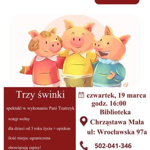 Pani Teatrzyk w Bibliotece w Chrząstawie