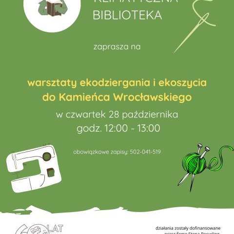 Ekodzierganie w Bibliotece w Kamieńcu
