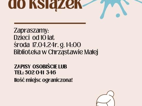 Robimy zakładki do książek w bibliotece w Chrząstawie