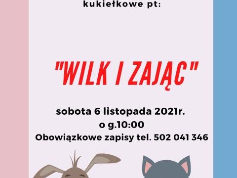 "Wilk i zając" w bibliotece w Chrząstawie czyli spotkanie z Panią Teatrzyk