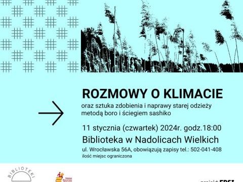 "Rozmowy o klimacie" w bibliotece w Nadolicach