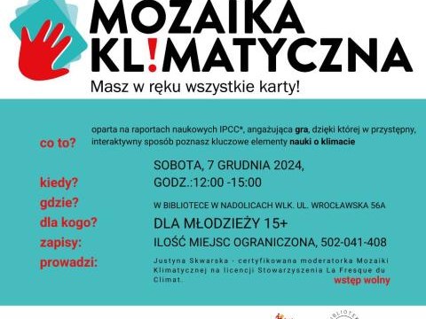 Warsztaty o klimacie dla młodzieży w Nadolicach Wielkich