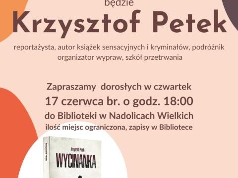 Spotkanie autorskie z Krzysztofem Petkiem