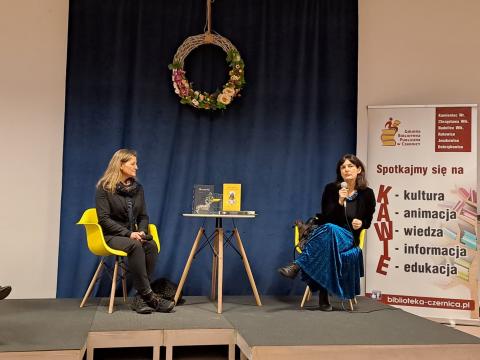 Spotkanie autorskie z Joanną Kuciel-Frydryszak i Sabiną Jakubowską w Bibliotece w Jeszkowicach