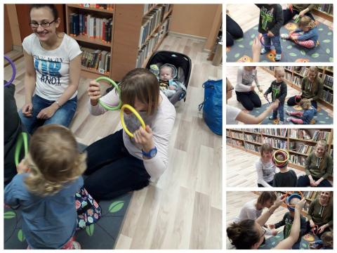 Kółka w akcji podczas zajęć umuzykalniających "Gordonki" w Jeszkowicach