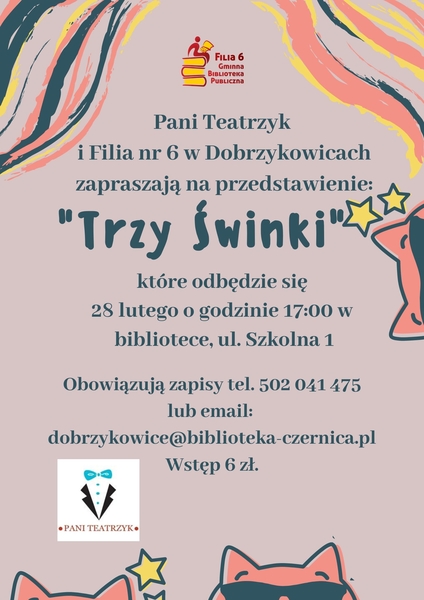 Pani Teatrzyk przedstawia "Trzy Świnki"