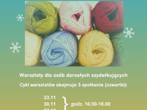 Zapraszamy na warsztaty szydełkowe do Biblioteki w Czernicy