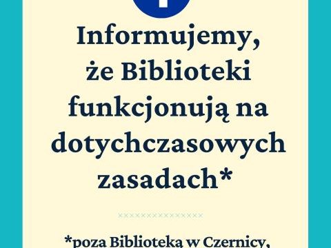 Informacja dla czytelników