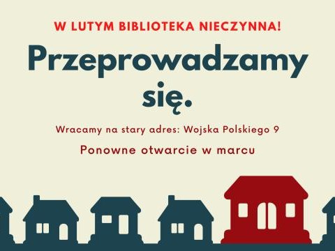 Biblioteka w trakcie przeprowadzki