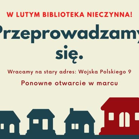 Biblioteka w trakcie przeprowadzki