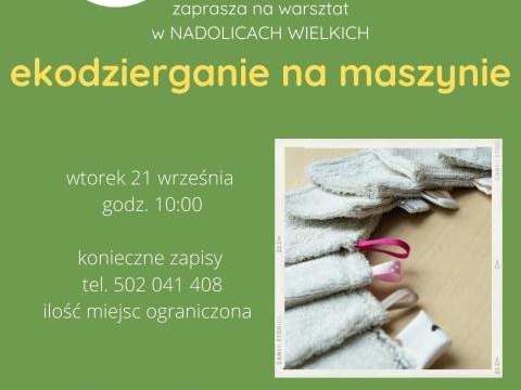 Ekodzierganie w na maszynie