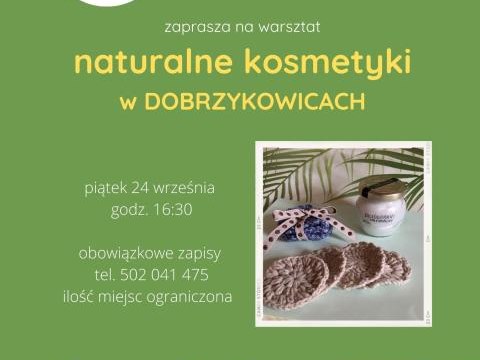 Kolejne warsztaty Klimatycznej Biblioteki - Naturalne kosmetyki w Dobrzykowicach