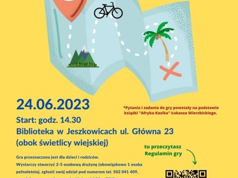 Zapraszamy na Rodzinną Grę Terenową do Jeszkowic