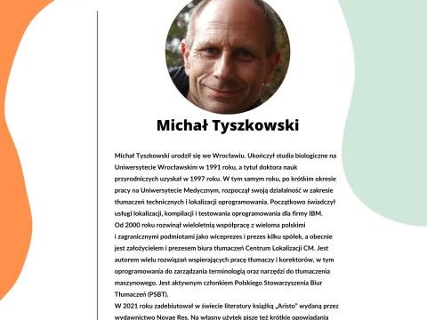 Michał Tyszkowski - na Czernickim Festiwalu Literackim