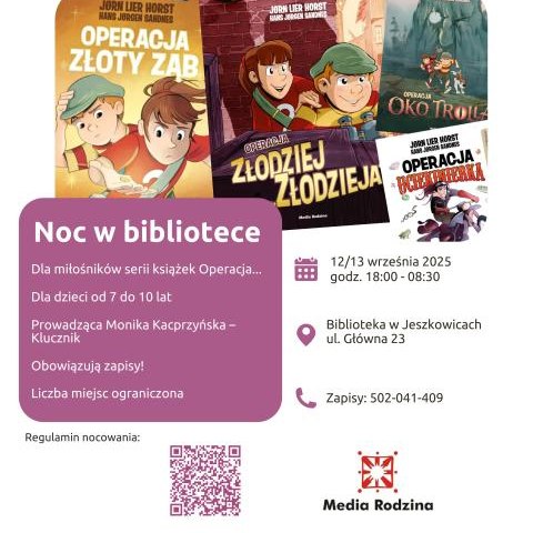 Noc Bibliotek w Jeszkowicach